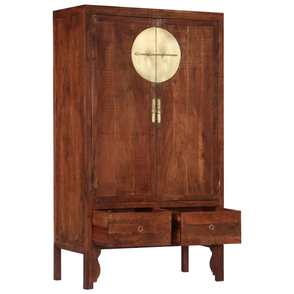 Wardrobe 100x50x175 cm Solid Acacia Wood